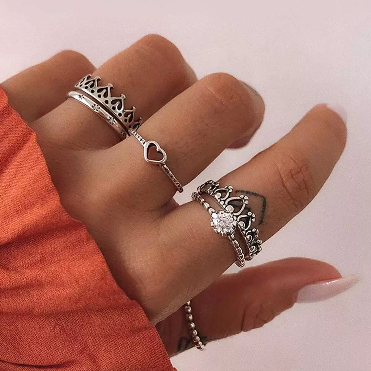 قطع من حلقات ديكور القلب – Beisat