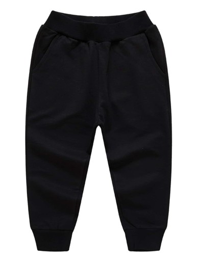 Toddler Boys Solid Pocket Sweatpants