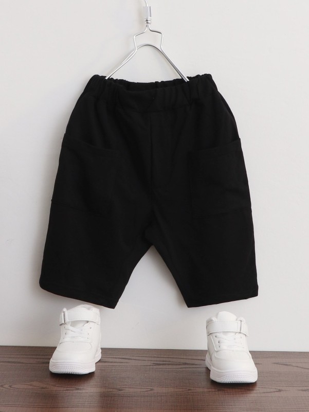 Toddler Boys Pocket Front Solid Shorts