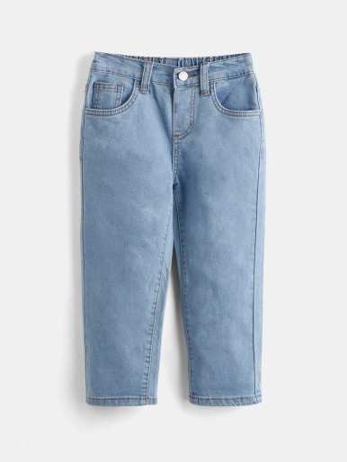 Toddler Girls Slant Pocket Jeans