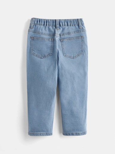 Toddler Girls Slant Pocket Jeans