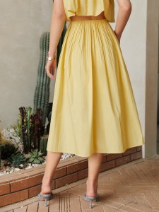 Plus Trumpet Sleeve Belted Lace Bridesmaid Dress