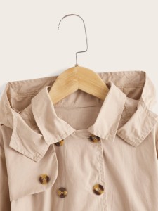 Toddler Boys Double Breasted Trench Coat