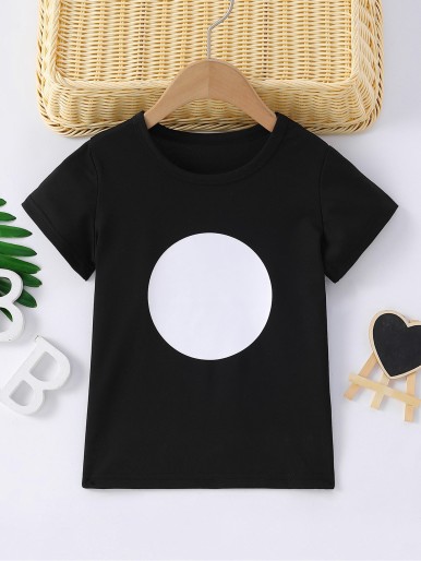 Toddler Boys Geo Print Tee