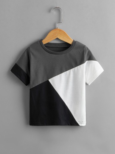 Toddler Boys Cut And Sew Tee