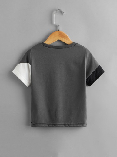 Toddler Boys Cut And Sew Tee