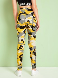 Girls Camo Print Leggings