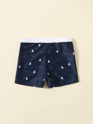 Baby Boy Graphic Swim Trunks