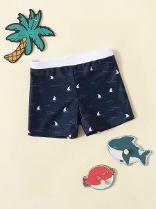 Baby Boy Graphic Swim Trunks