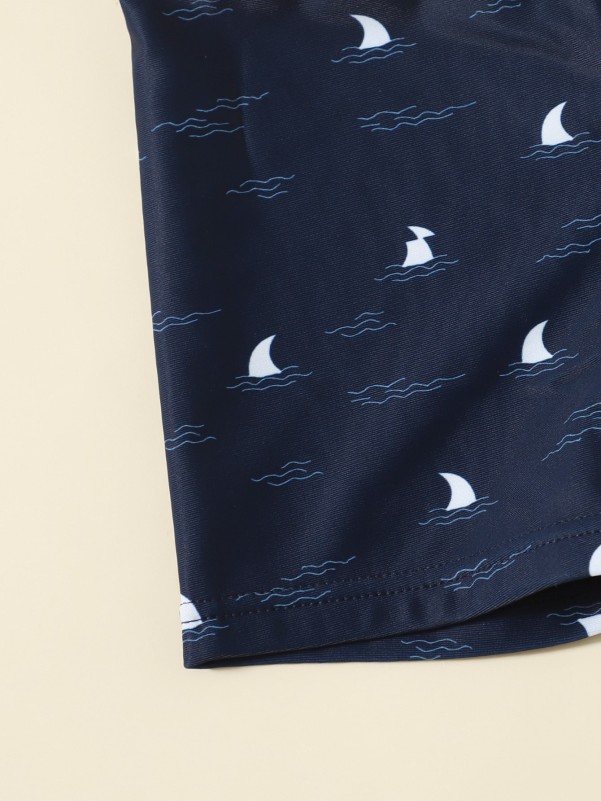 Baby Boy Graphic Swim Trunks