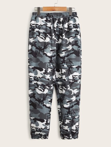 Boys Camo Print Sweatpants