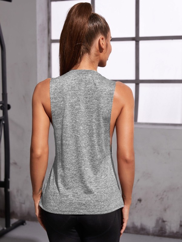 Drop Armhole Sports Tank Top