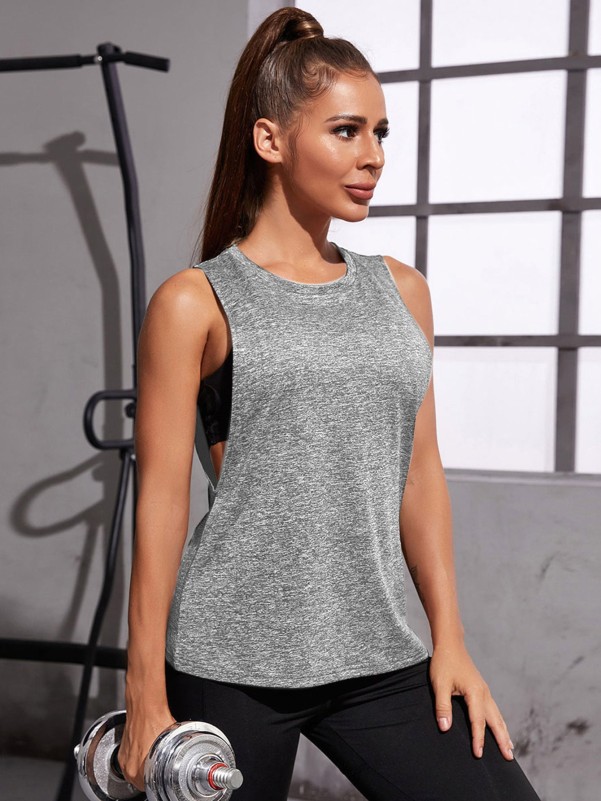 Drop Armhole Sports Tank Top