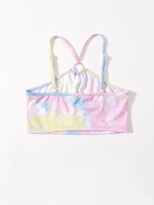 Girls Ring Detail Tie Dye Cami Top