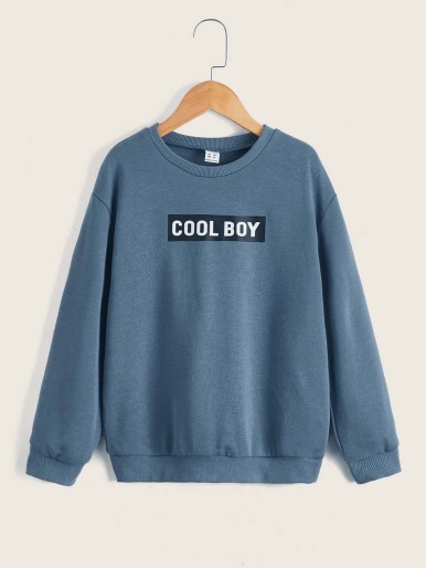 Boys Letter Graphic Pullover