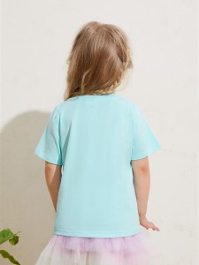 Toddler Girls Seahorse Print Tee