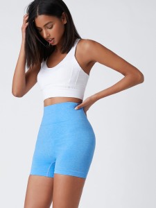 Seamless Wideband Waist Sports Shorts