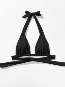 Halter Triangle Bikini Top