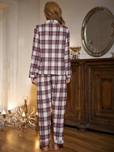 Tartan Patched Pocket PJ Set