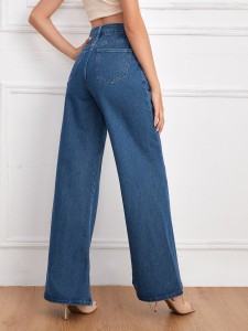 High Waist Wide Leg Jeans