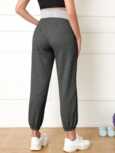 Maternity Wide Waistband Slant Pocket Pants