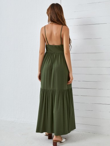 Maternity Open Back Cami Dress