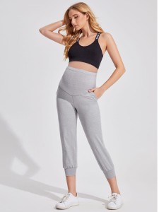 Maternity Wideband Waist Slant Pocket Leggings