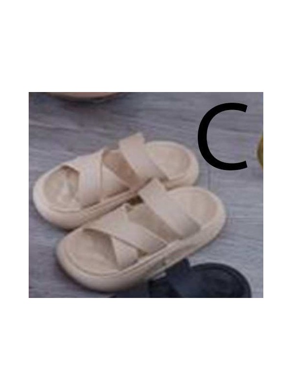 Plastic women's sandals - Beige