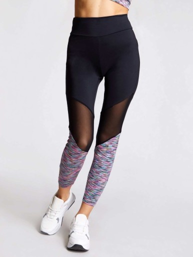 Many colorful Sports Leggings Contrast mesh