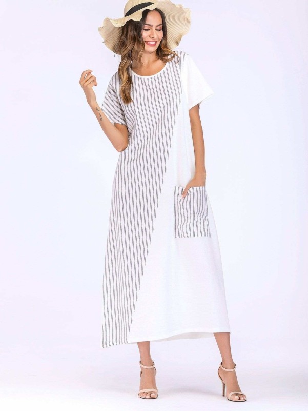 Striped Pocket Dress