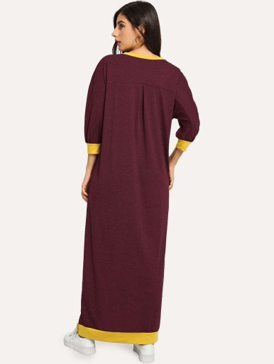 Bishop Sleeve Longline Tee Dress