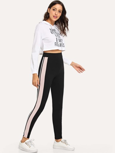 Contrast Sideseam Leggings