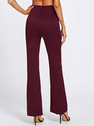 Double Breasted High Waist Pants