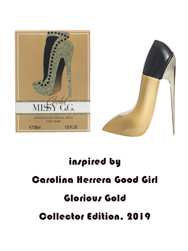 GOLD MISSY G.G - Inspired by Carolina Herrera Good Girl Glorious Gold Collector Edition, 2019