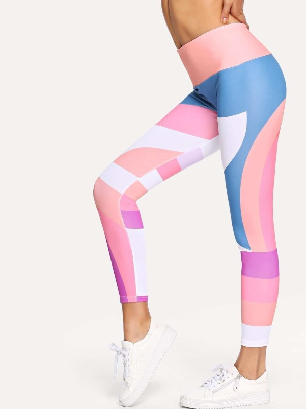 SHEIN High Waist Tie Dye Leggings