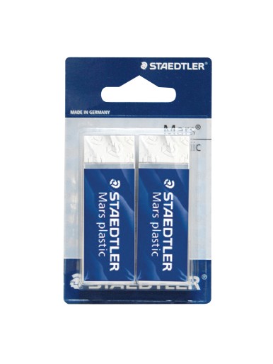 Staedtler Mars Plastic Eraser Bls 2pcs