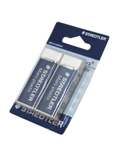 Staedtler Mars Plastic Eraser Bls 2pcs