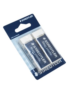 Staedtler Mars Plastic Eraser Bls 2pcs