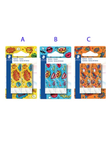 Staedtler Eraser Comic Bls 2pcs