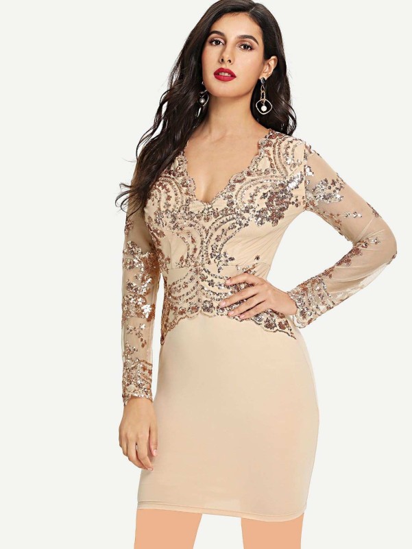 Plunge hotsell pencil dress