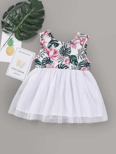 Lots of colorful Boho Flowers Baby dresses Bow