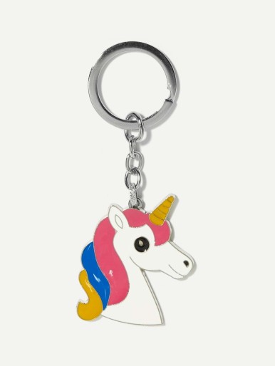 Unicorn Design Keychain