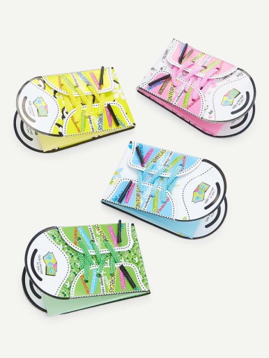 Cartoon Shoes Memo Pad Set