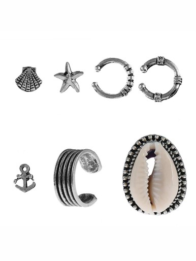 7-piece earring set