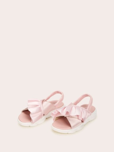 Toddler Girls Ruffle Decor Sandals