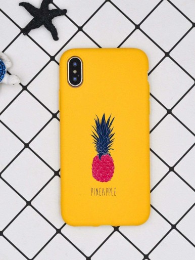 IPhone case with pineapple print