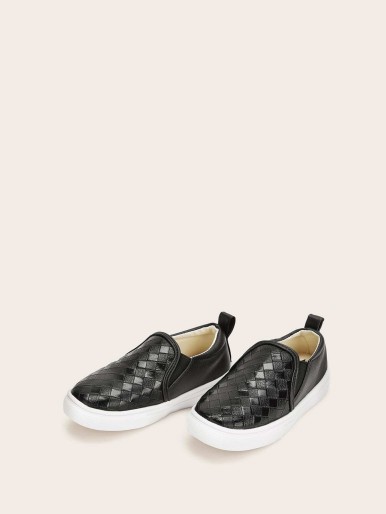 Kids Quilted Slip-on Sneakers
