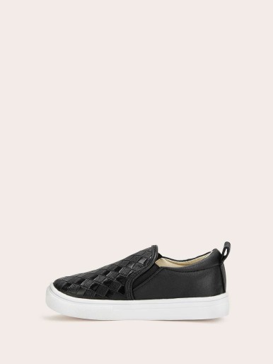 Kids Quilted Slip-on Sneakers