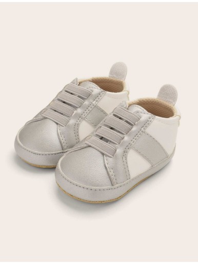 Baby Lace-up Decor Sneakers