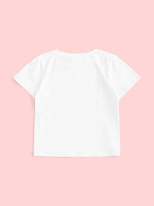 Toddler Girls Flamingo Print Tee